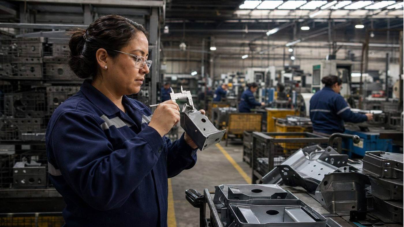 Control de calidad en una operación de manufactura